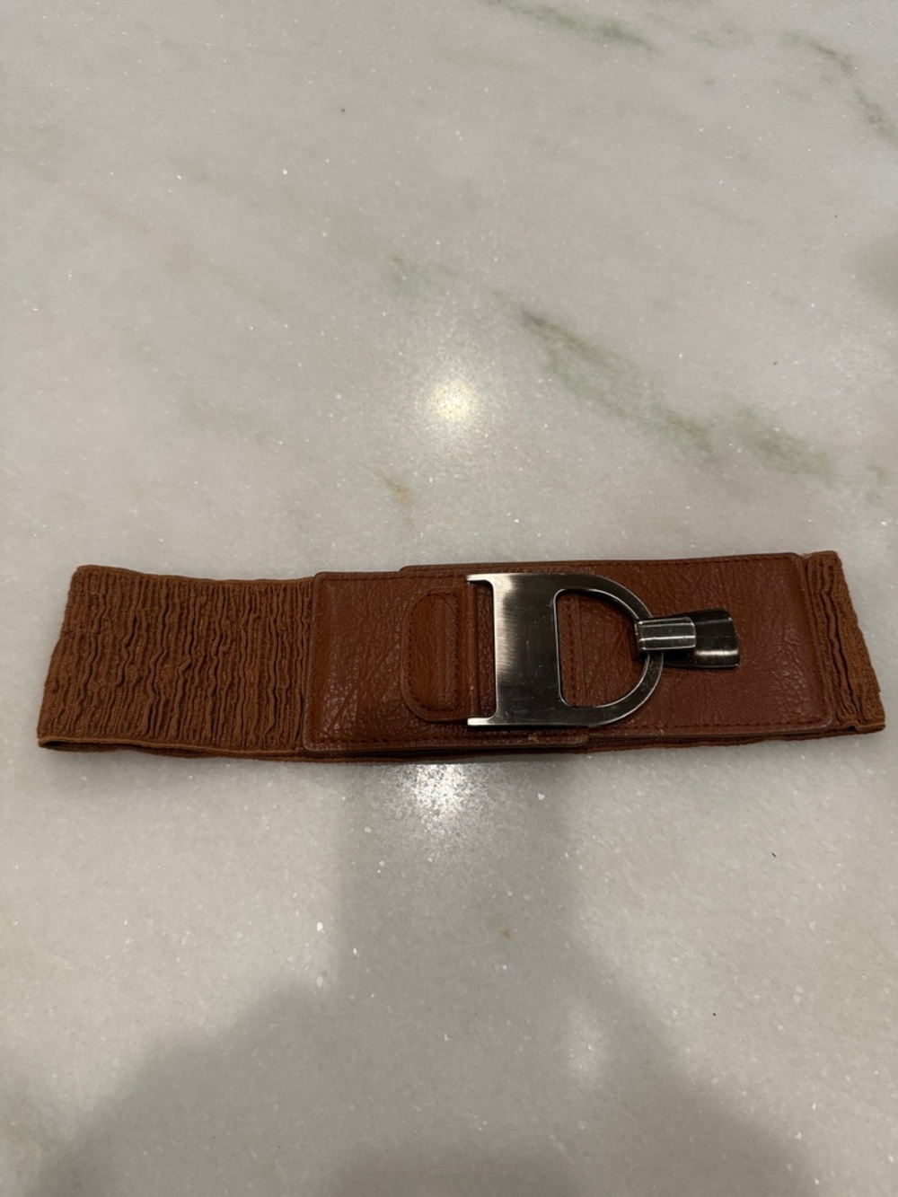 Brown Stretchy Belt